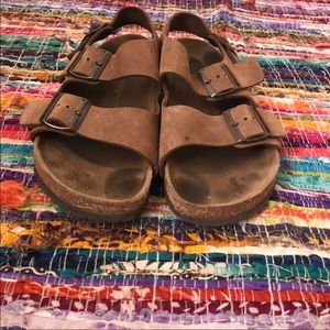 Birkenstock Sandals (brown/suede)